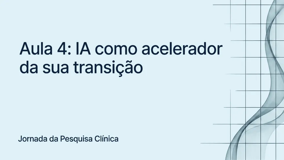 Capa da aula 4: IA para acelerar